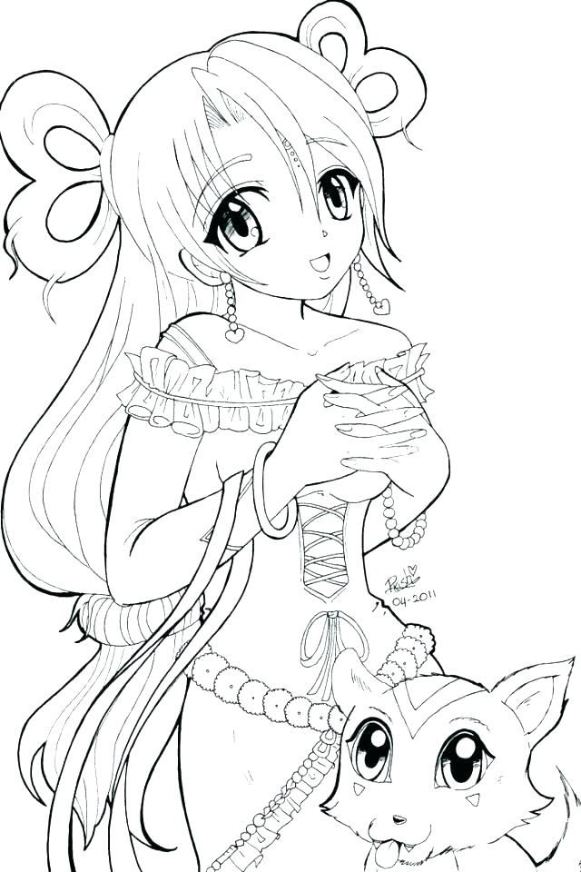 Anime Characters Coloring Pages At GetColorings Free Printable Colorings Pages To Print 