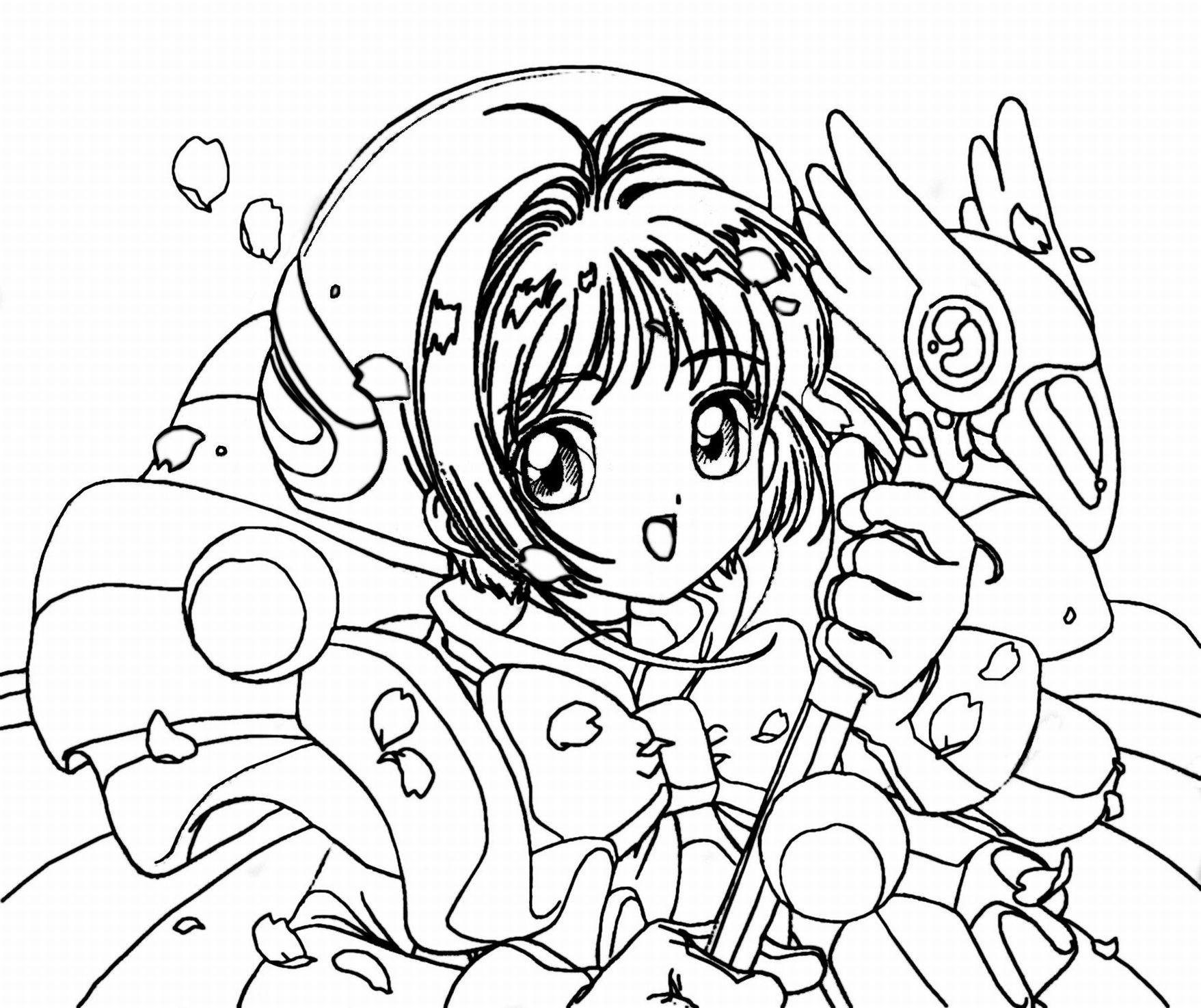 Anime Characters Coloring Pages at GetColorings.com | Free ...