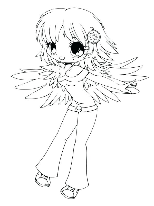 Anime Chibi Coloring Pages at GetColorings.com | Free printable