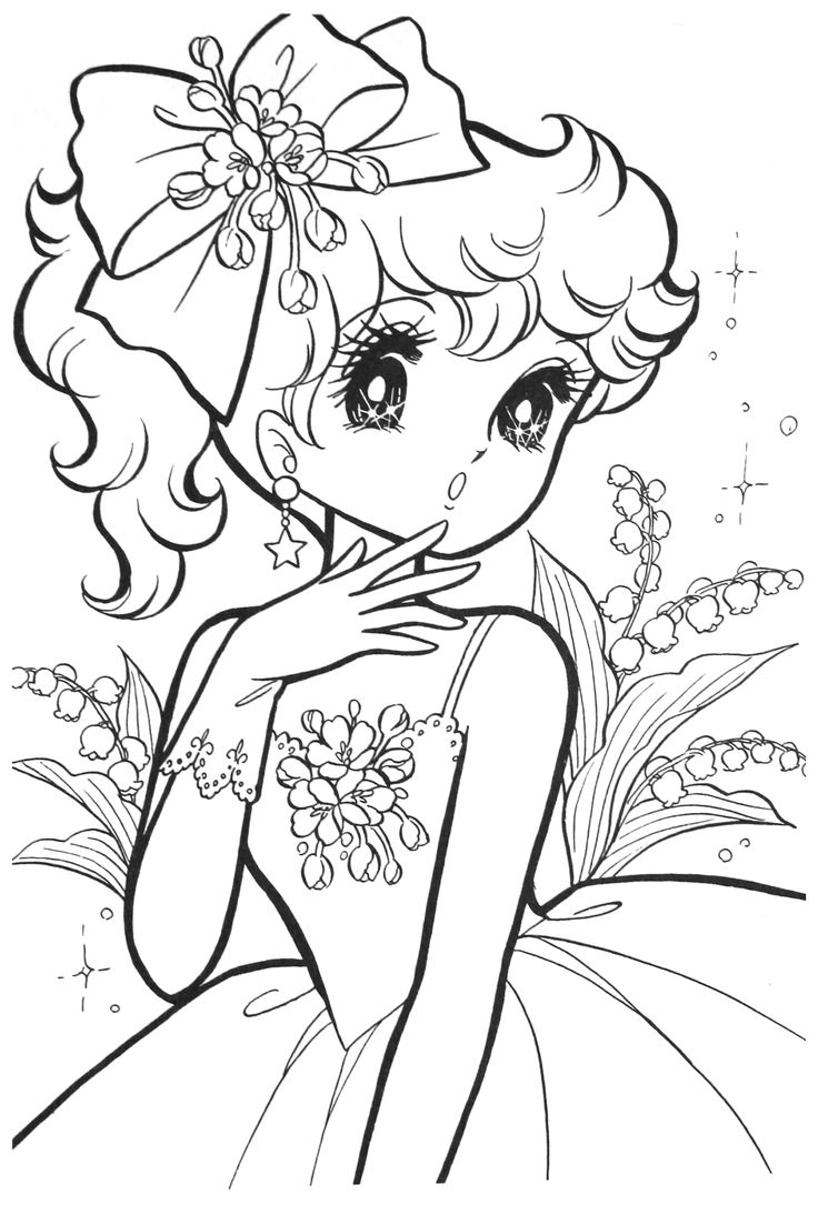 Anime Christmas Coloring Pages at Free printable