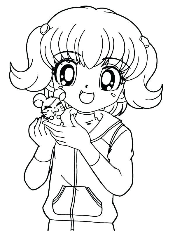 Anime Christmas Coloring Pages at Free