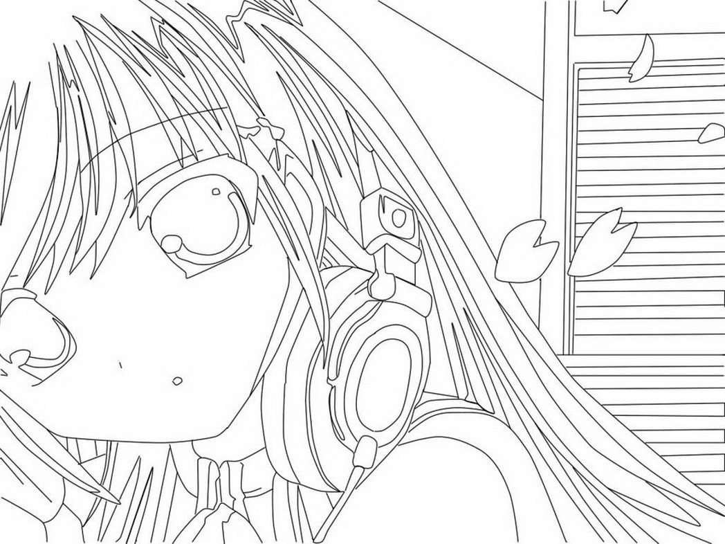 Anime Coloring Pages For Teenagers at GetColorings.com | Free printable