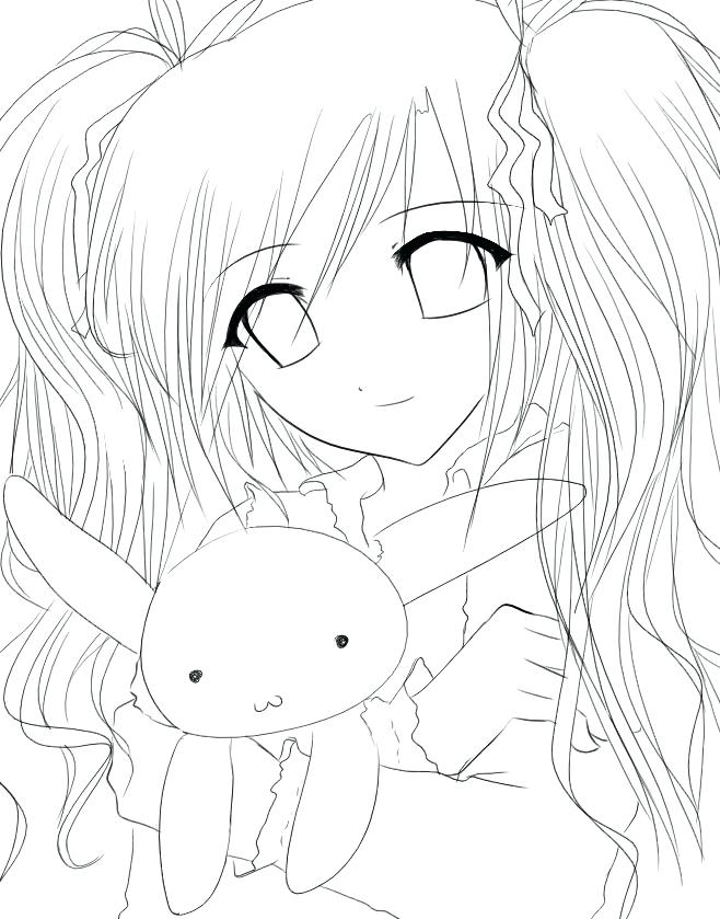 Cute Anime Coloring Pages Printable