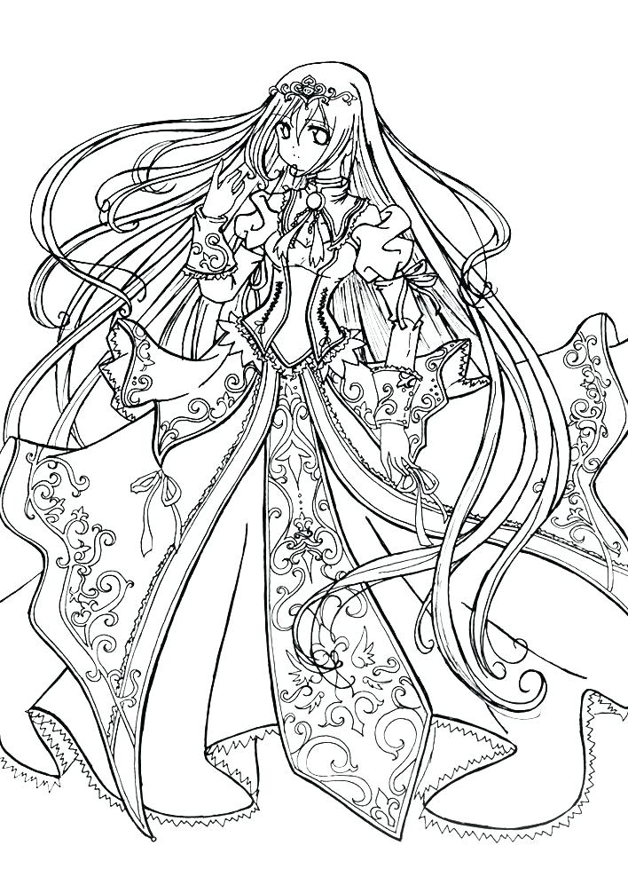 Anime Fairy Coloring Pages at GetColorings.com | Free printable