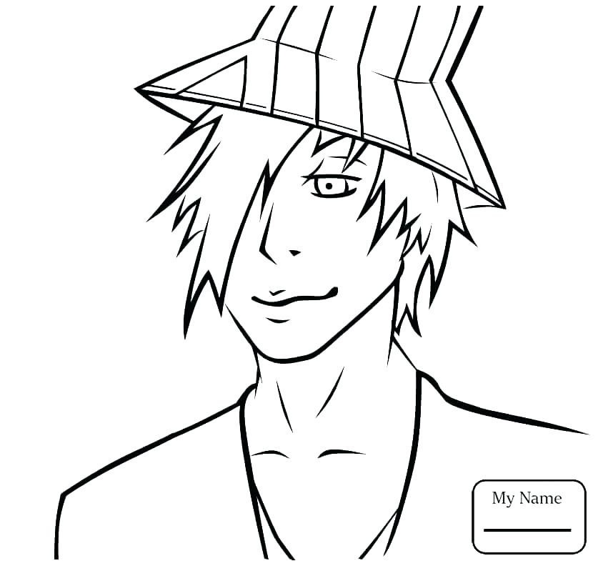 Anime Guy Coloring Pages at GetColorings.com | Free printable colorings