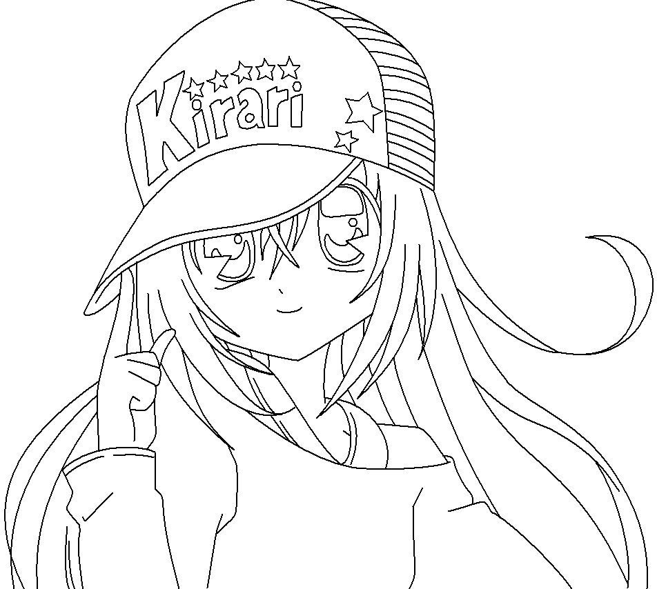 Anime Wolf Girl Coloring Pages At GetColorings Free Printable 