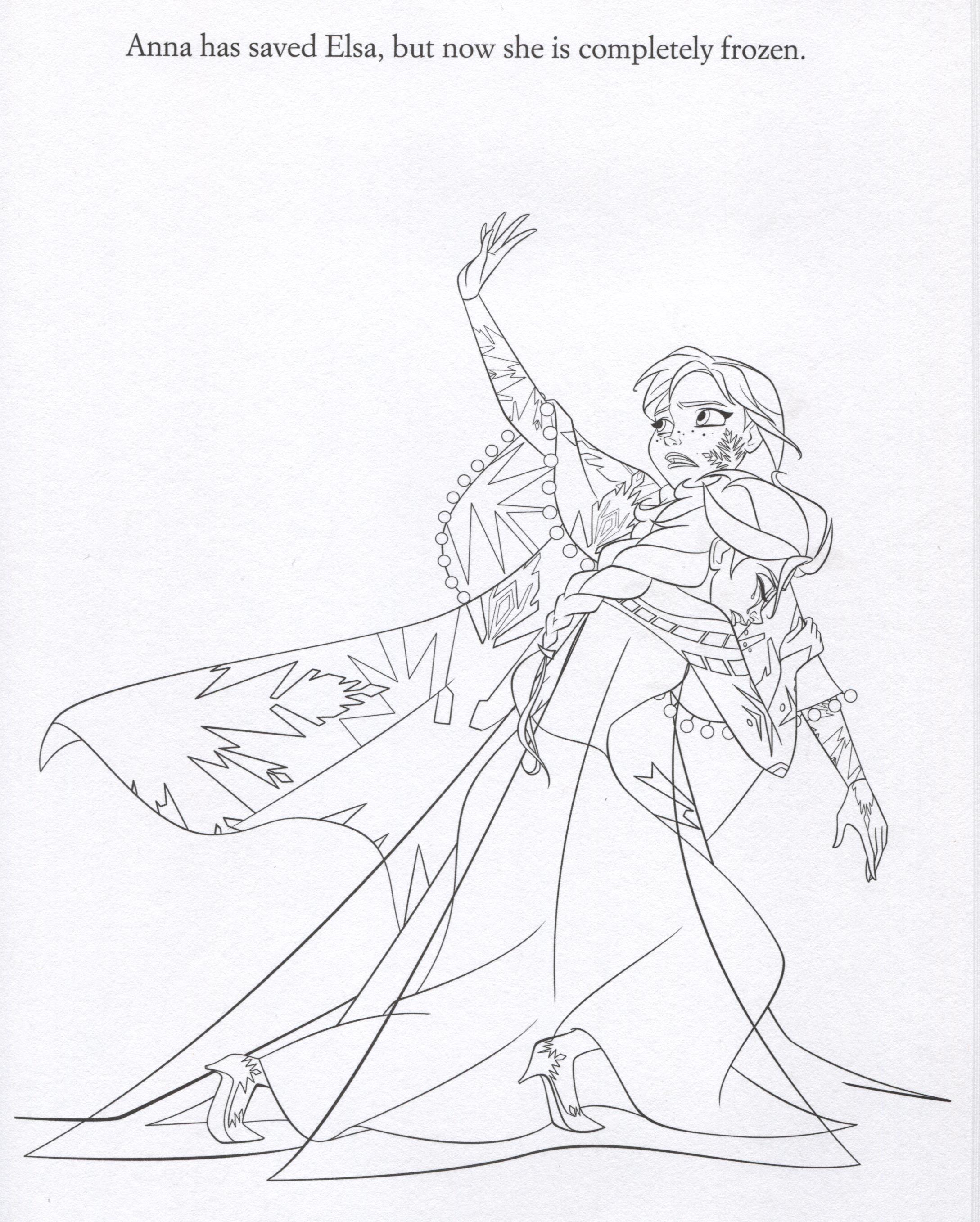 Anna Frozen Coloring Page at GetColorings.com | Free printable