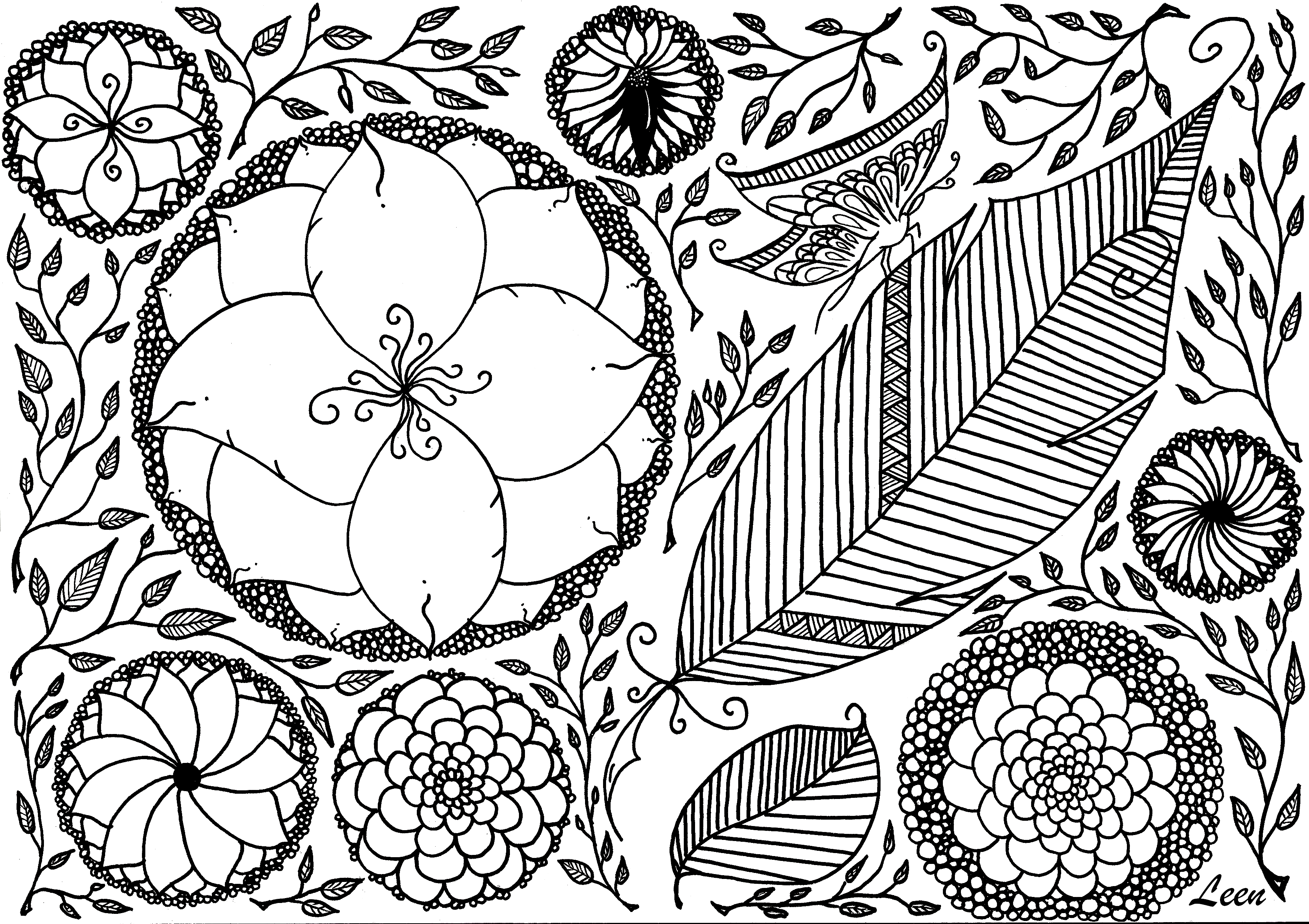 Anti Stress Coloring Pages Printable At GetColorings.com | Free ...