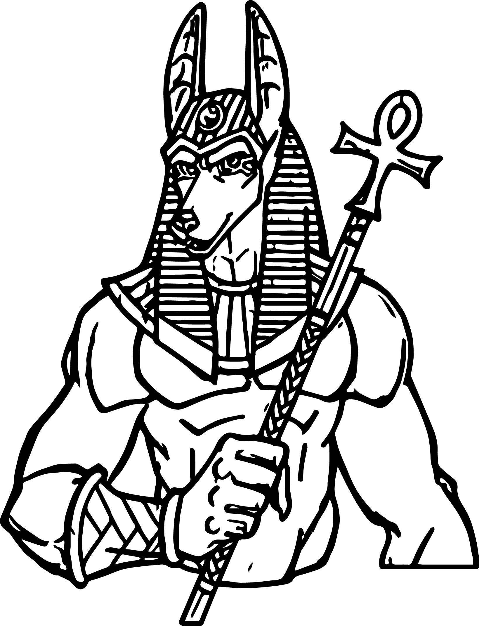 Anubis Coloring Page at GetColorings.com | Free printable colorings