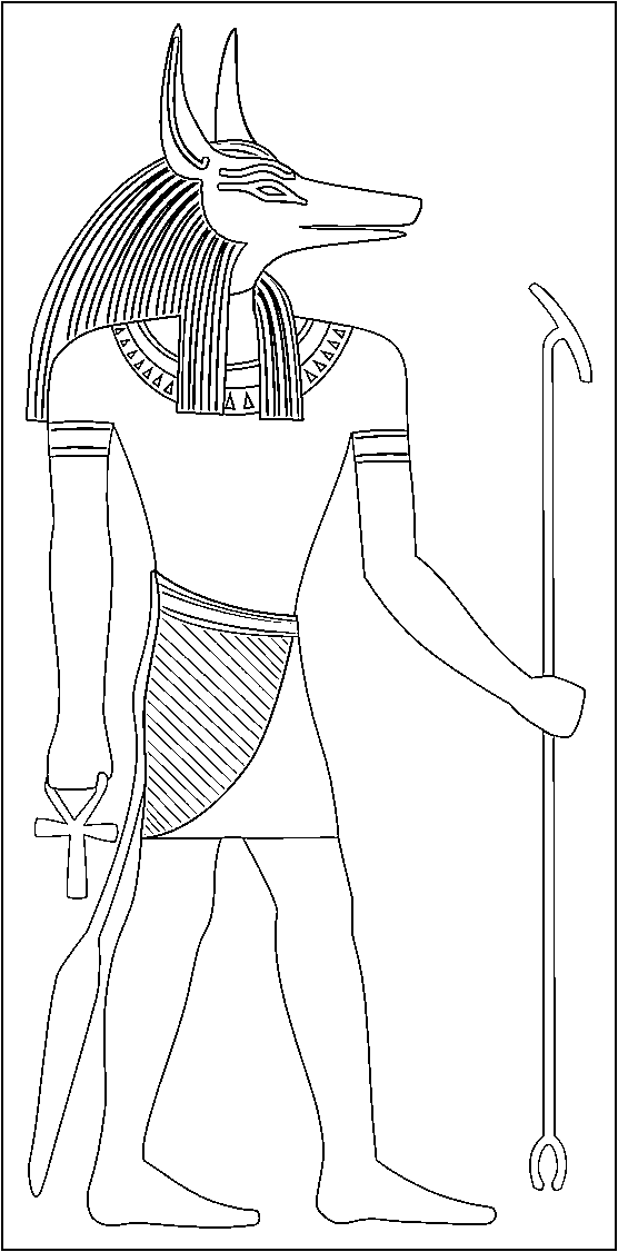 Anubis Coloring Page at GetColorings.com | Free printable colorings