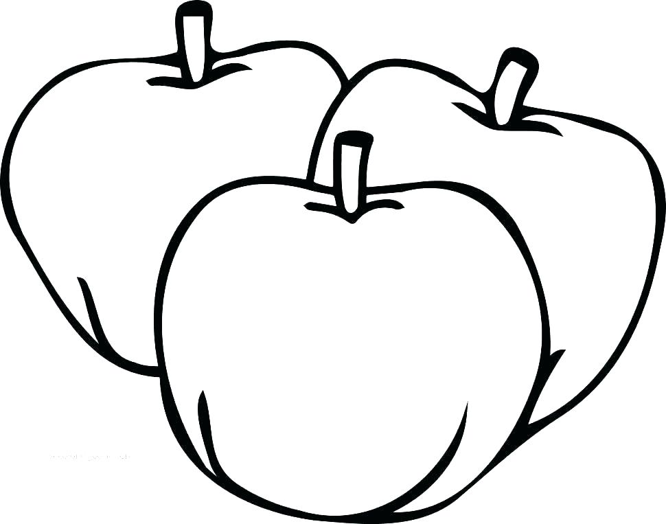 Apple Coloring Pages at GetColorings.com | Free printable colorings