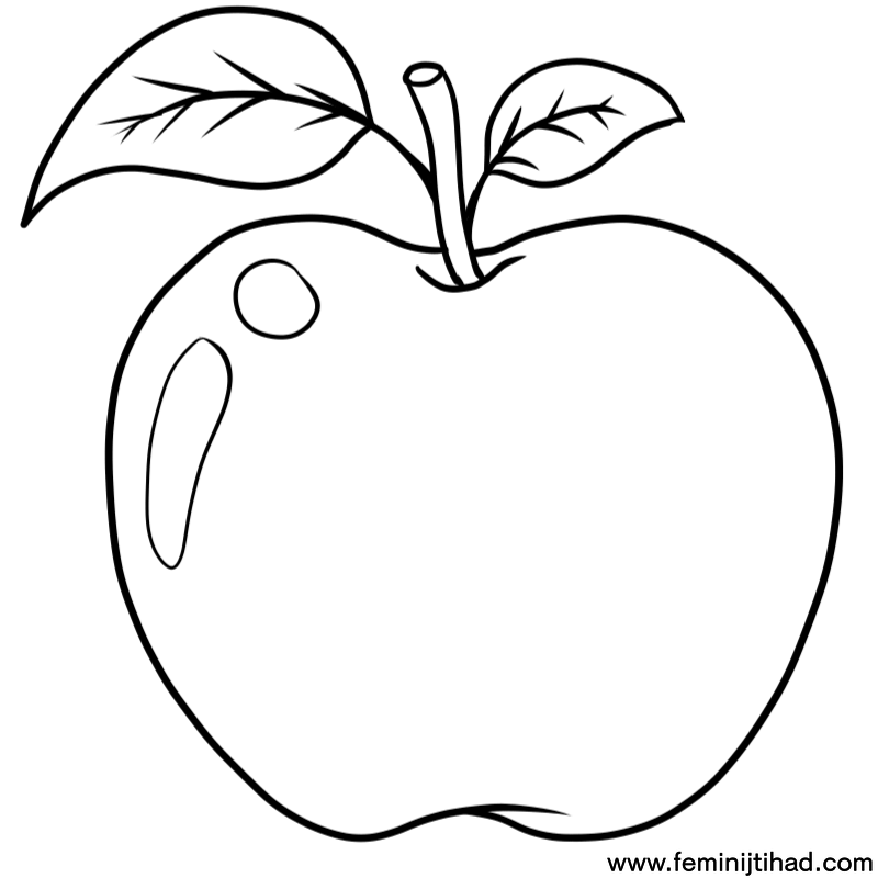 apple color page printable free apple color page printable free