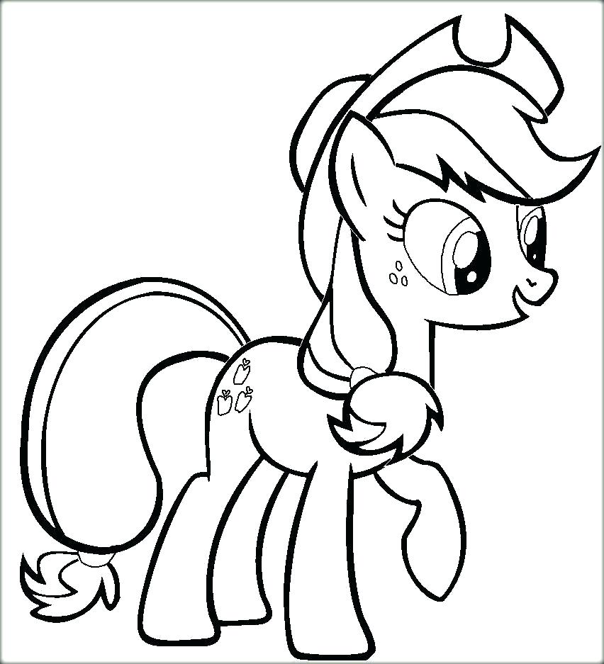 Applejack Coloring Page at GetColorings.com | Free ...