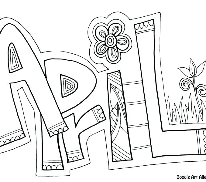 April Coloring Pages Free at GetColorings.com | Free printable