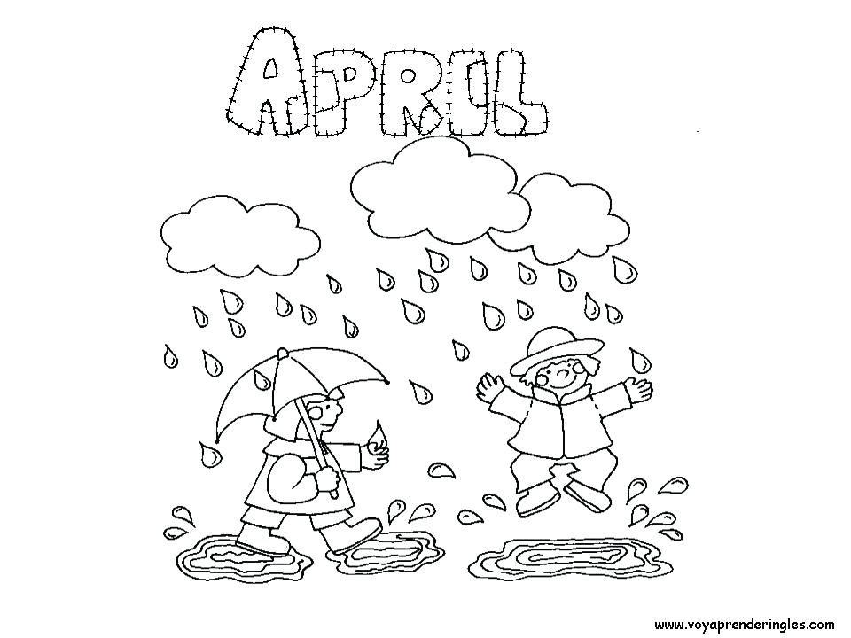 April Showers Coloring Pages at GetColorings.com | Free ...