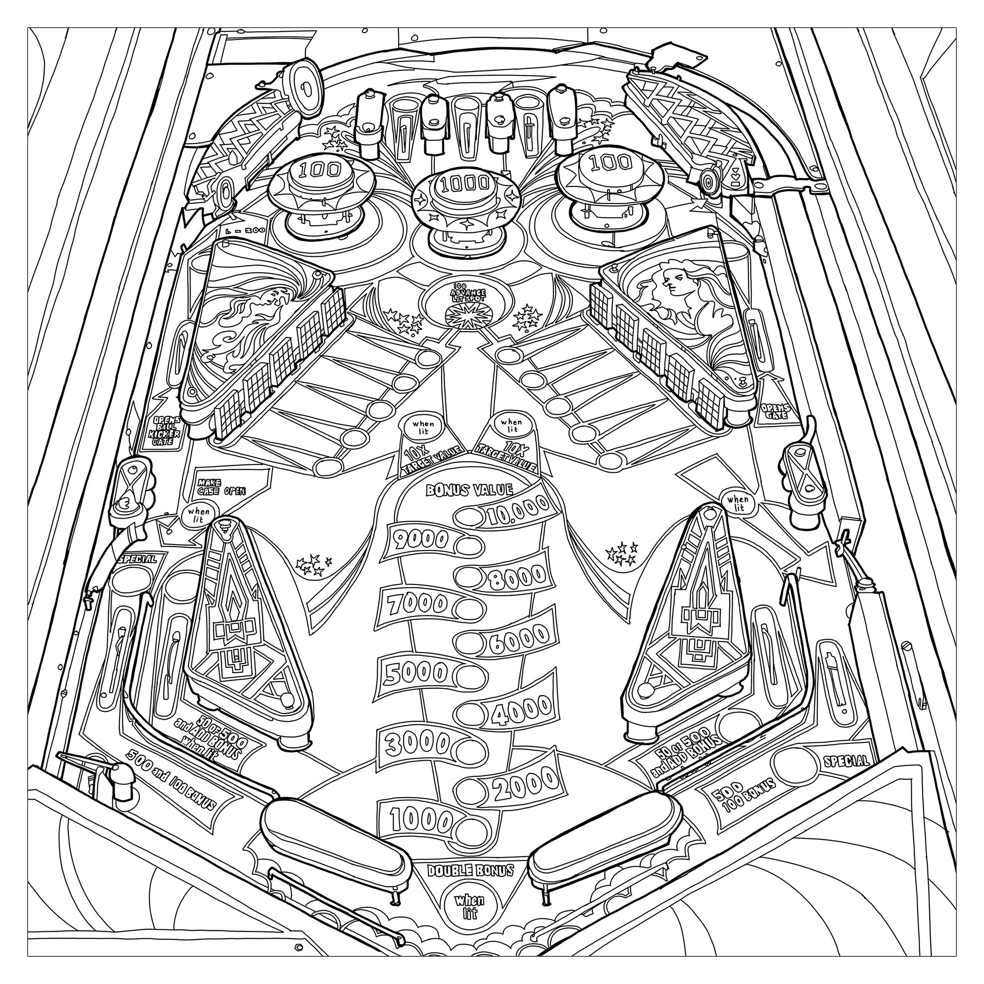 Arcade Coloring Pages at GetColorings.com | Free printable colorings