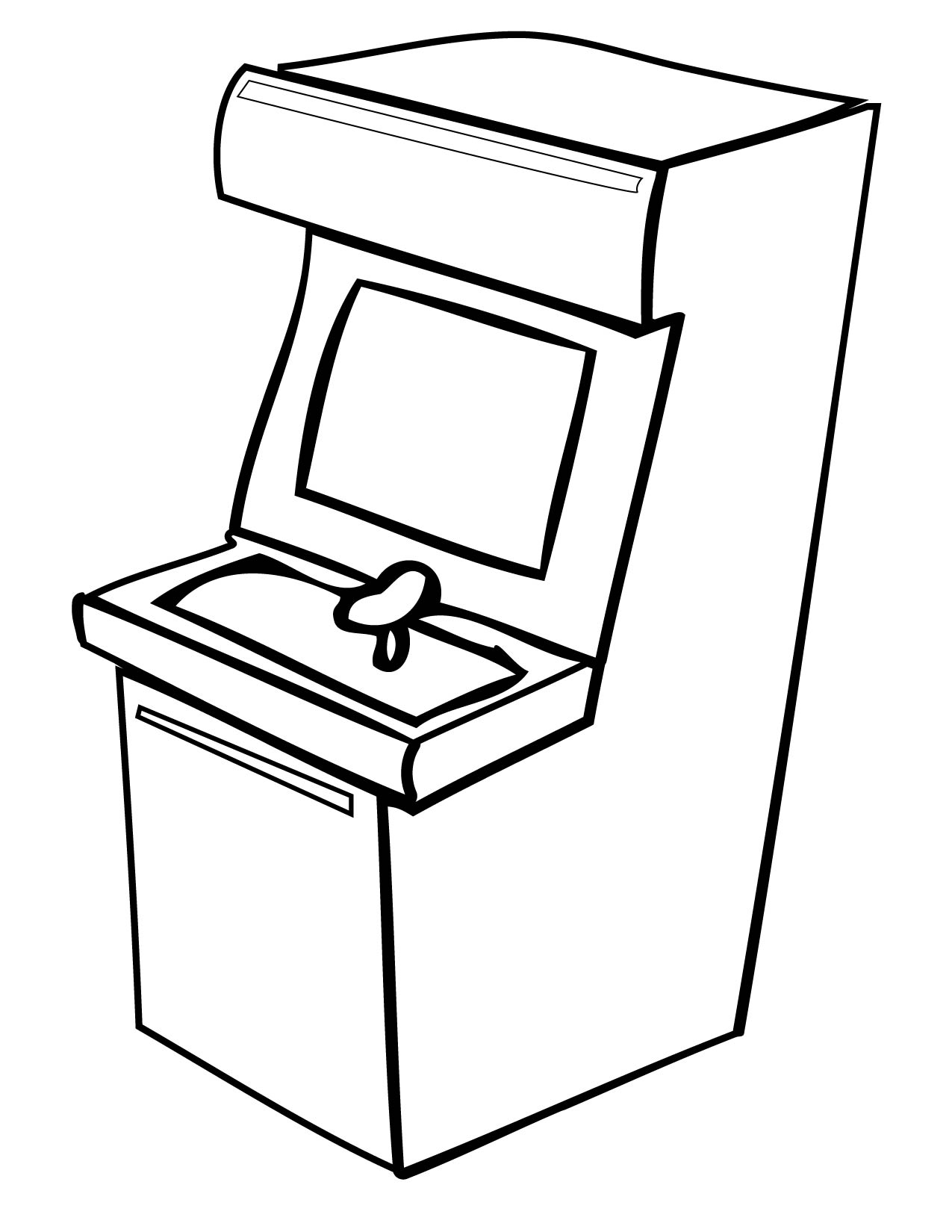 Arcade Coloring Pages At GetColorings Free Printable Colorings