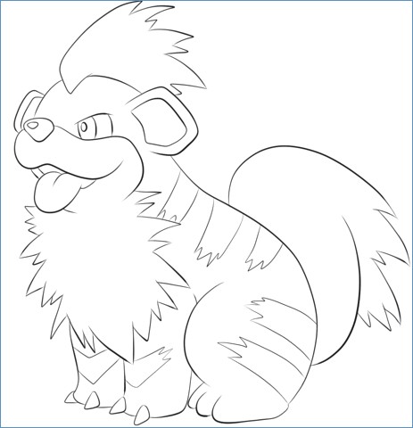 Arcanine Coloring Page at GetColorings.com | Free printable colorings