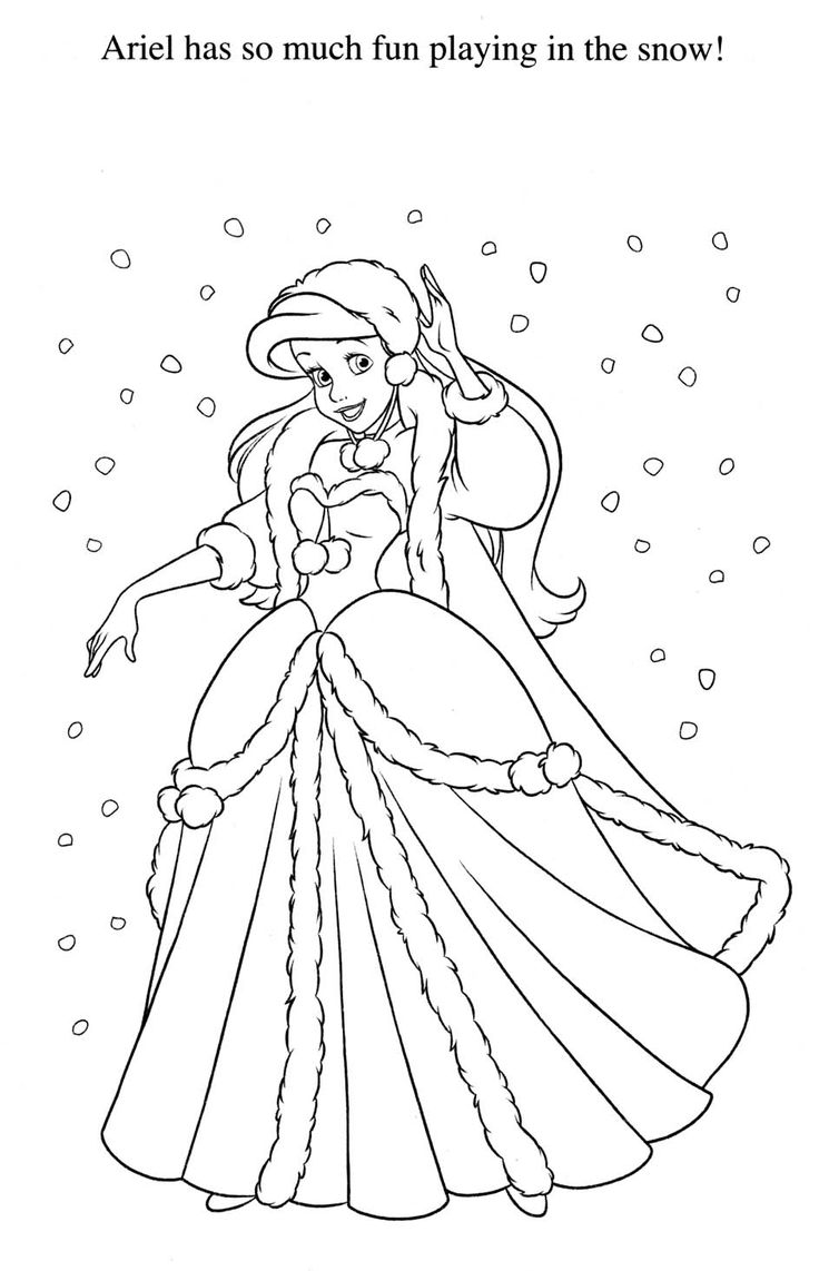 Baby Ariel Coloring Pages at GetColorings.com | Free ...