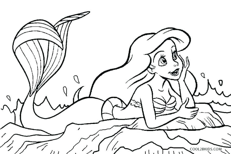 Ariel Coloring Pages At Getcolorings.com | Free Printable Colorings
