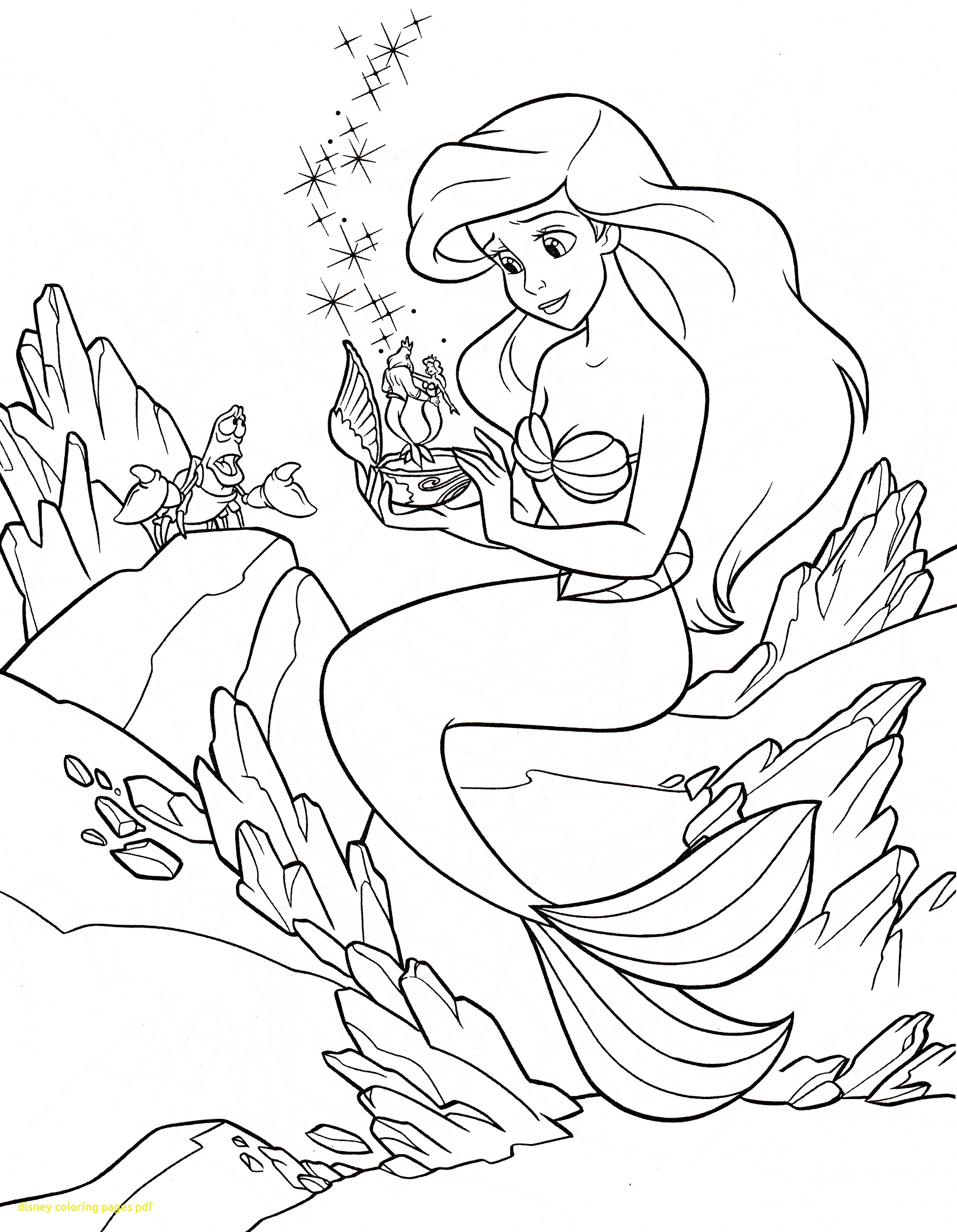 Ariel Coloring Pages Pdf At GetColorings Free Printable Colorings 