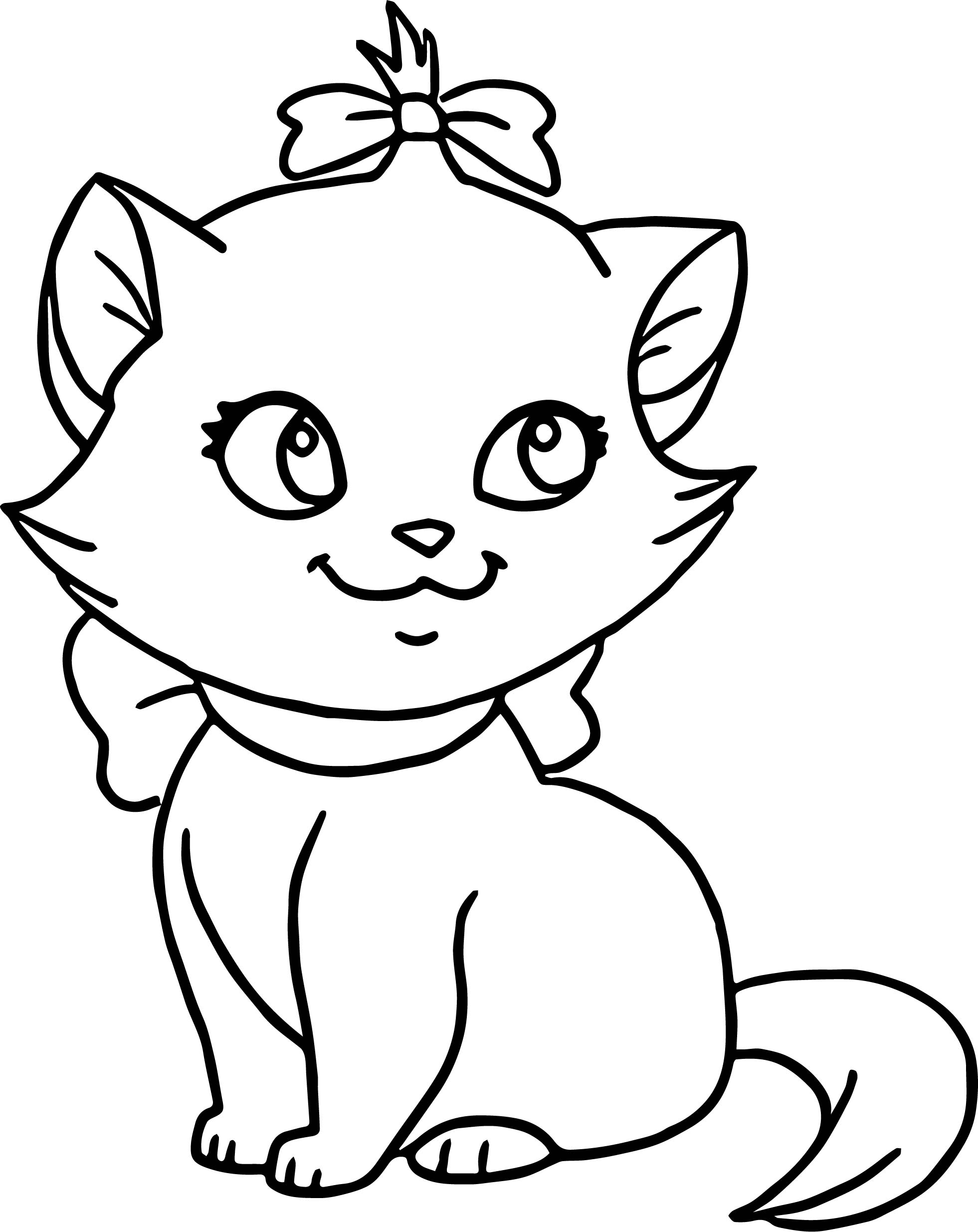 Aristocats Marie Coloring Pages at Free printable