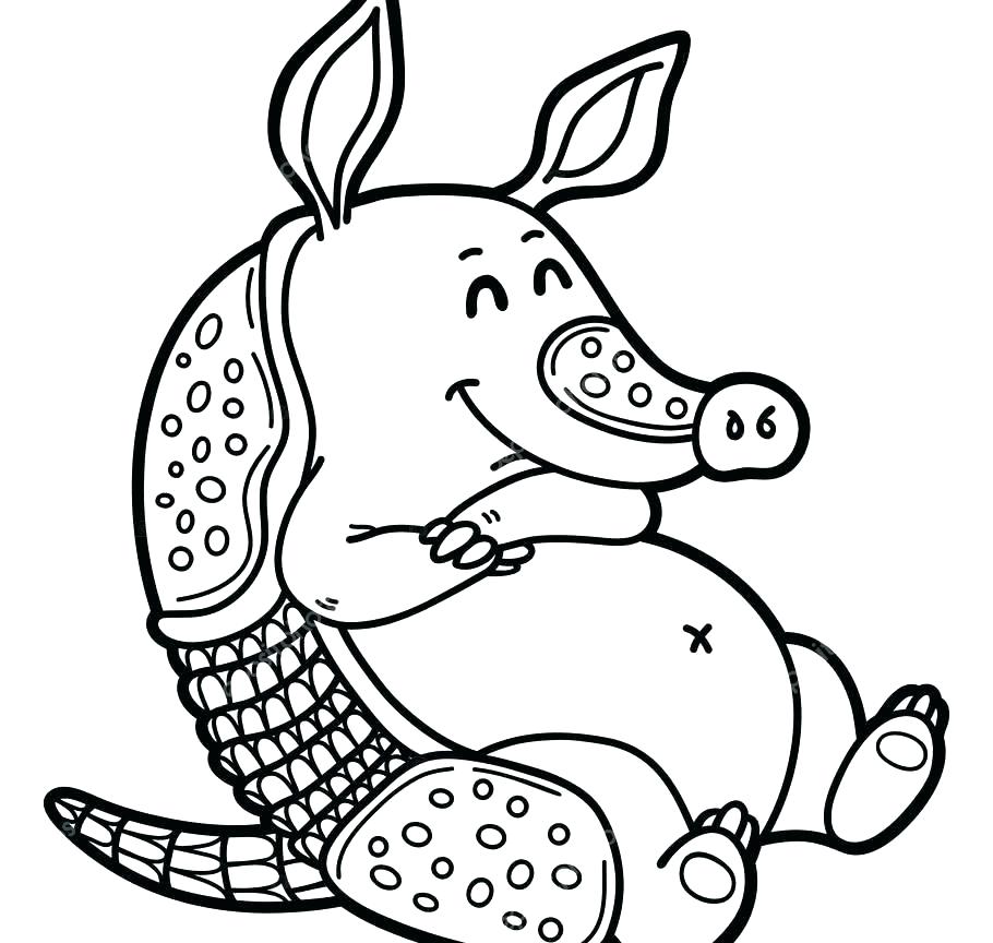 Armadillo Coloring Page at GetColorings.com | Free printable colorings