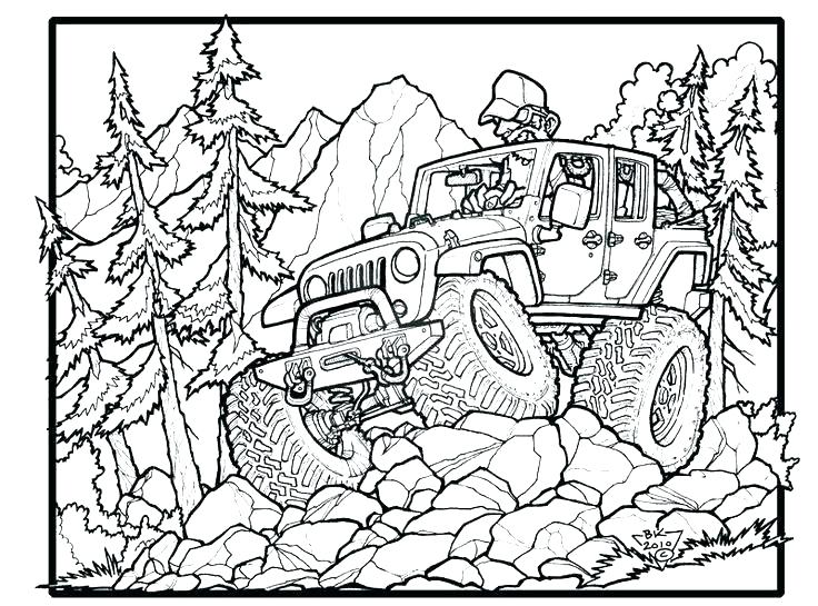 Army Jeep Coloring Pages at GetColorings.com | Free ...