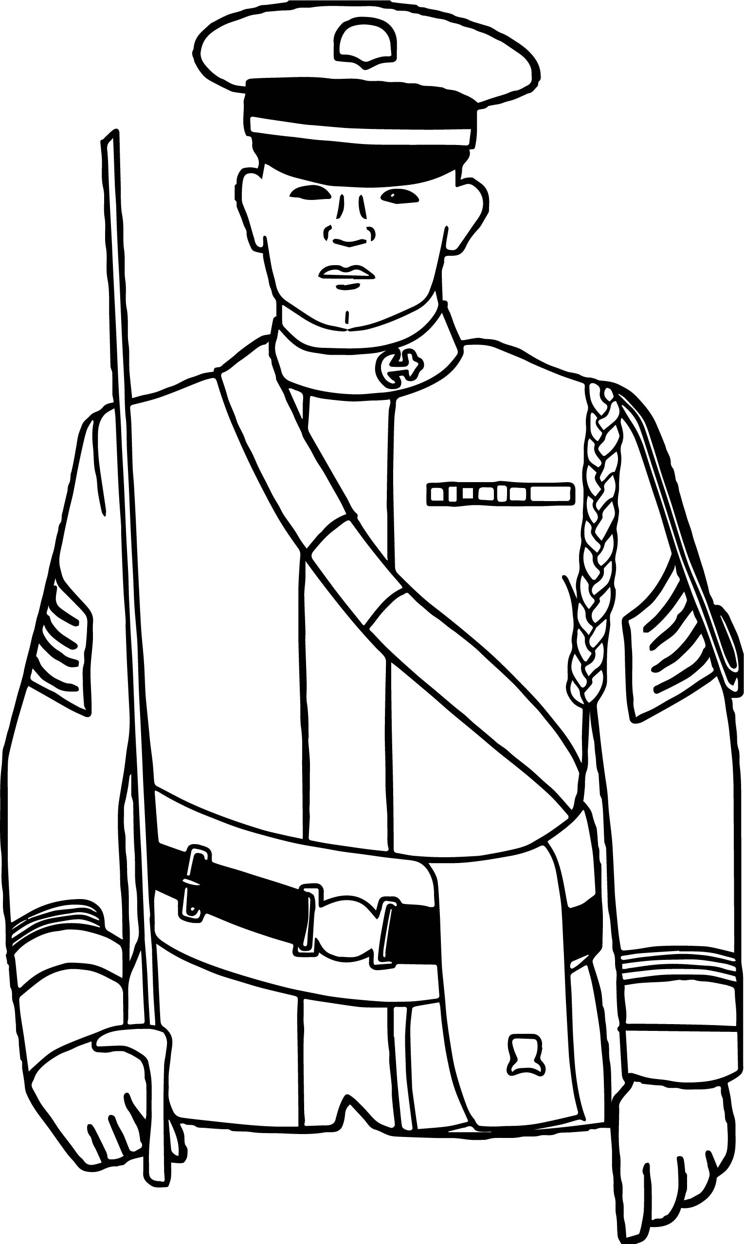 Army Soldier Coloring Pages at Free printable