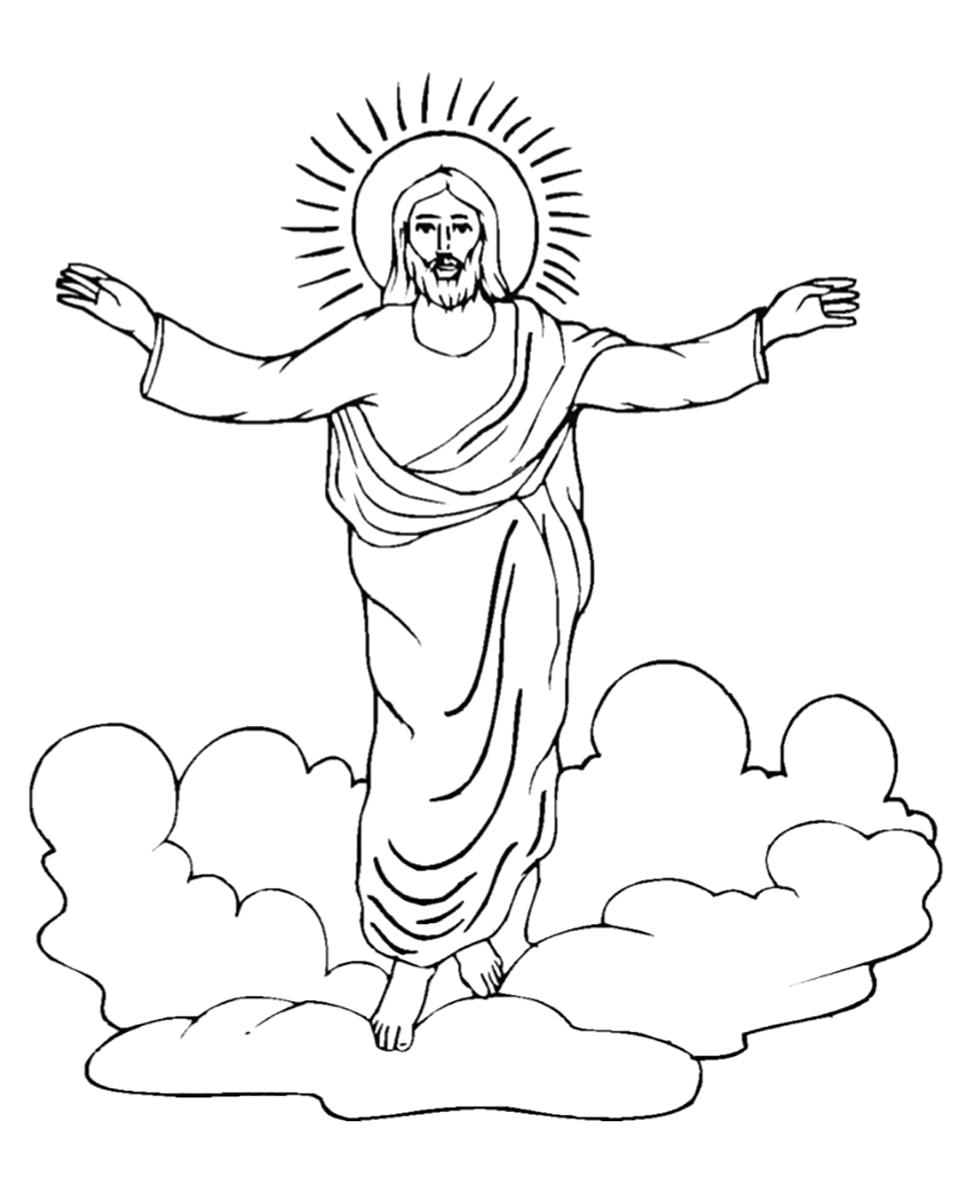 Ascension Coloring Page at GetColorings.com | Free printable colorings