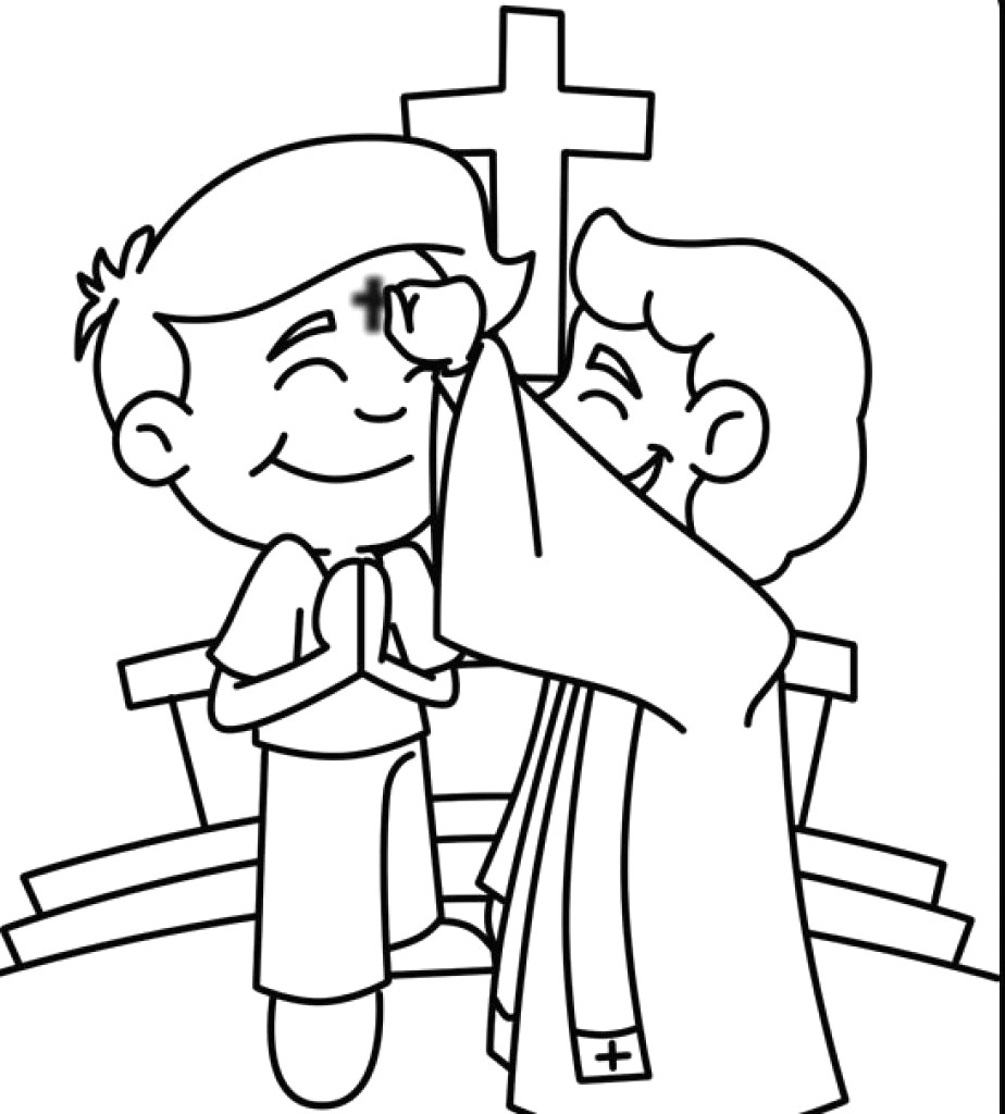 Ash Wednesday Coloring Page At Free Printable