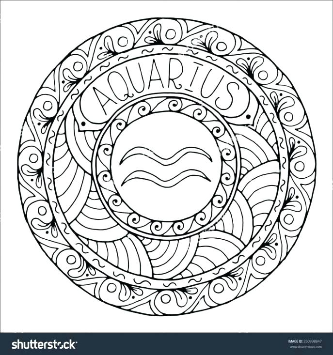 astrological tribe adult coloring book