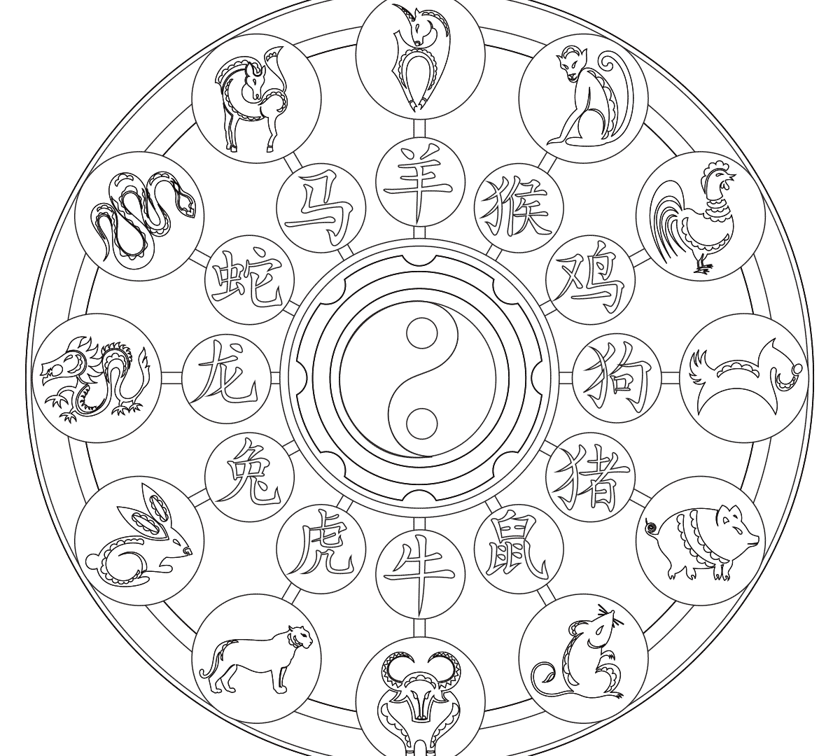 Astrology Coloring Pages at GetColorings.com | Free printable colorings