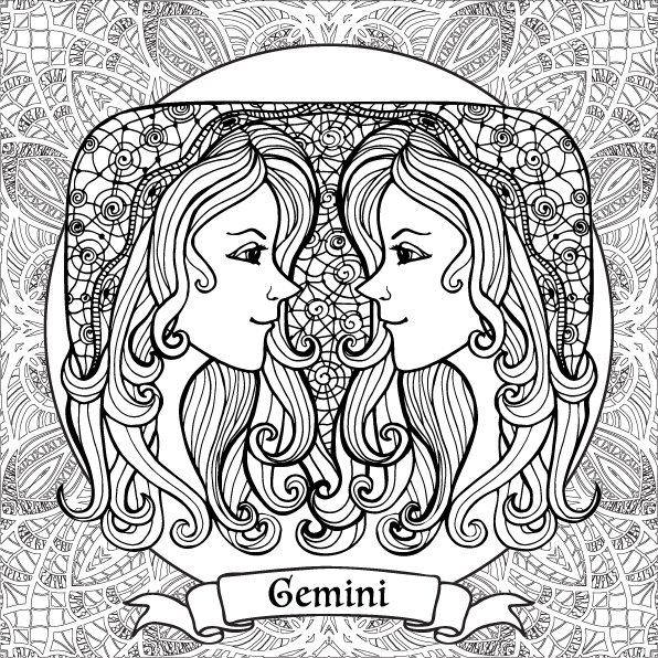 my astrology coloring book