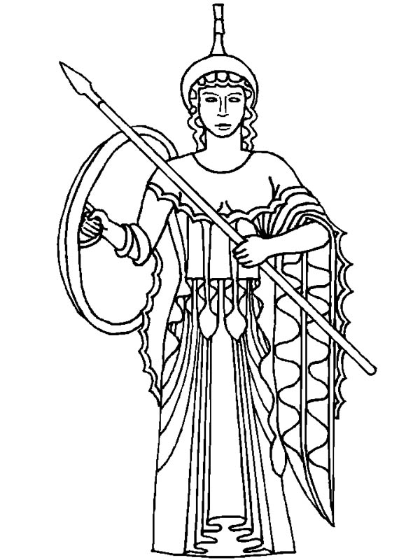 Athena Coloring Pages at GetColorings.com | Free printable colorings
