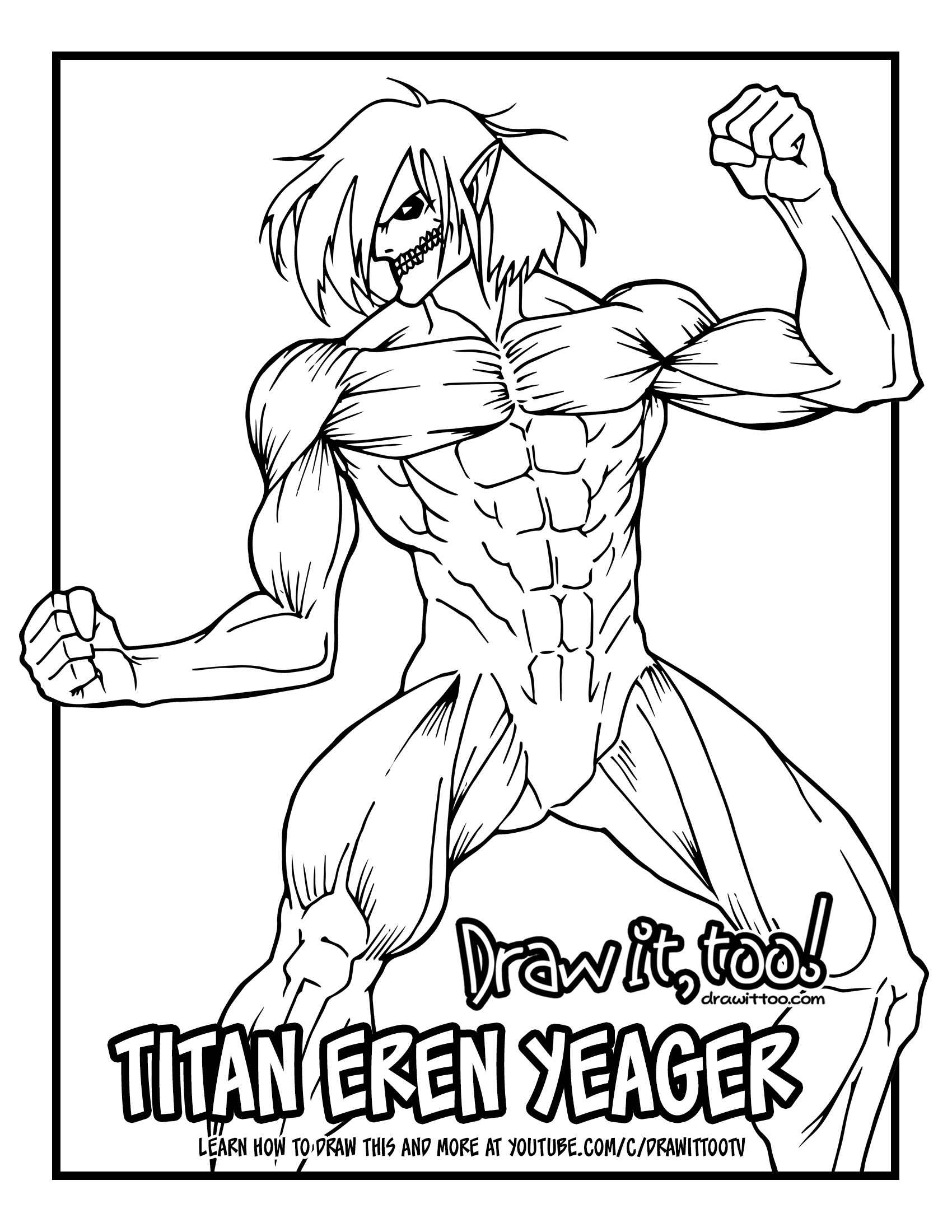 Attack On Titan Coloring Pages at GetColorings.com | Free printable