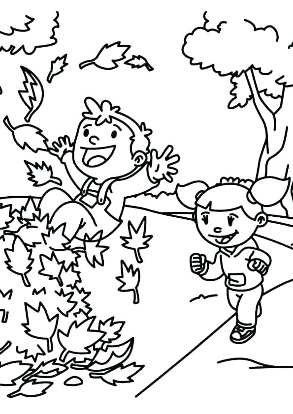 Autumn Scene Coloring Pages at GetColorings.com | Free printable