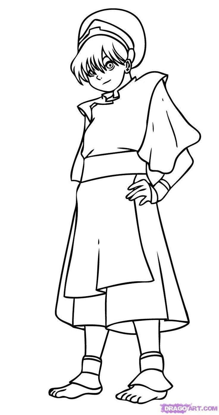 Avatar The Last Airbender Coloring Pages at Free