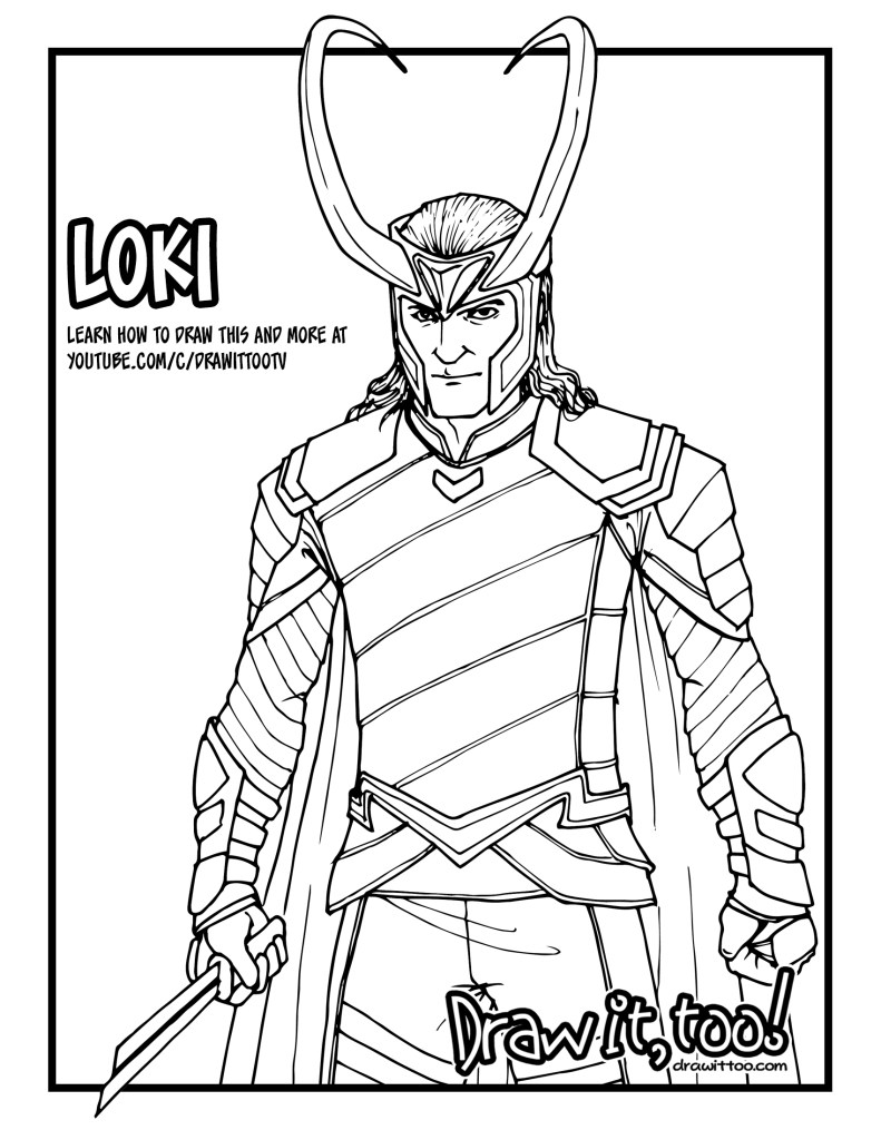 10 Avengers Assemble Thor Coloring Pages for Kids and Adults