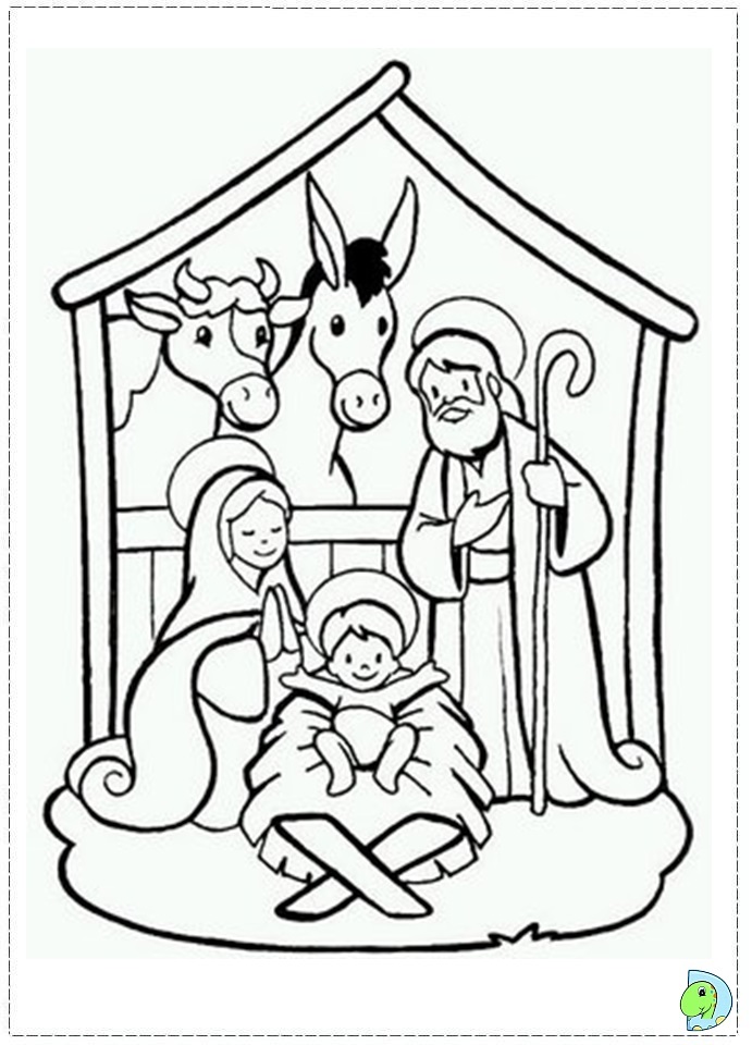 Away In A Manger Coloring Pages At GetColorings Free Printable 