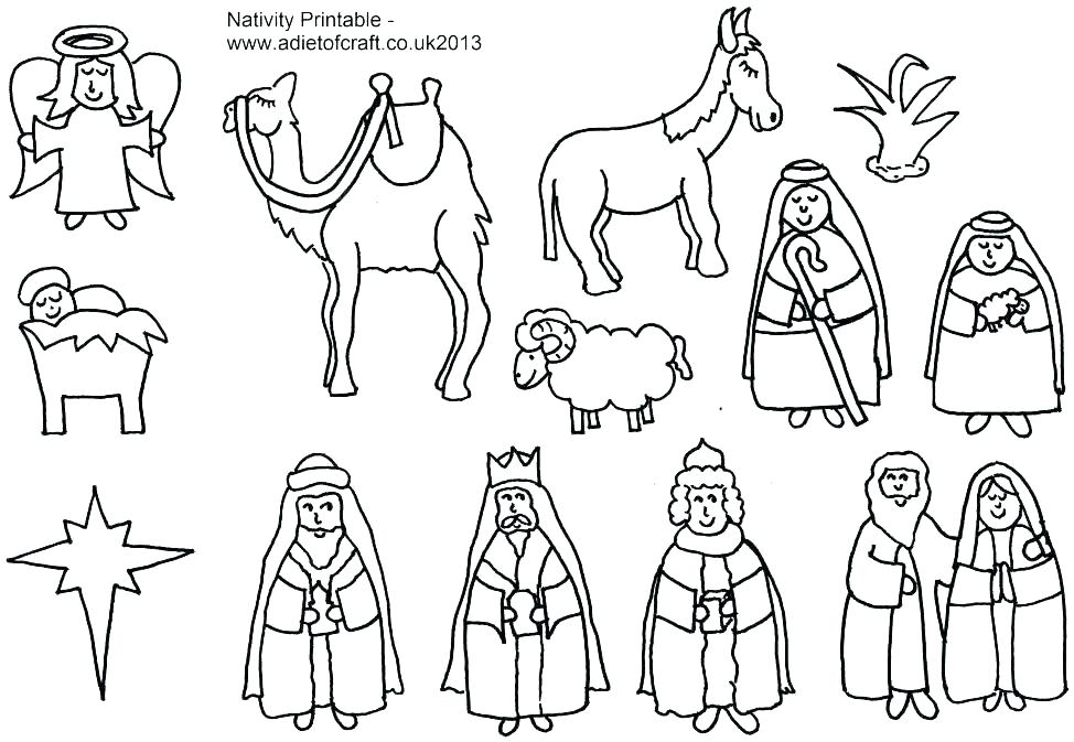 Away In A Manger Coloring Pages At GetColorings Free Printable 