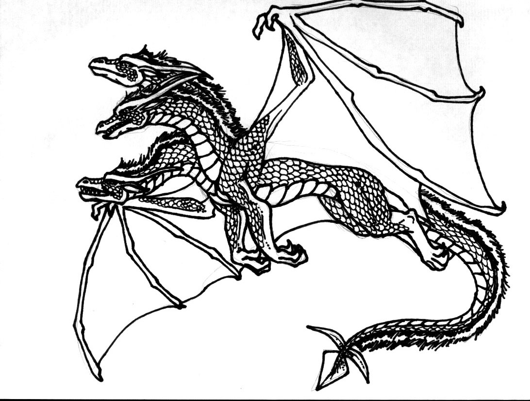 Awesome Dragon Coloring Pages at GetColorings.com | Free printable