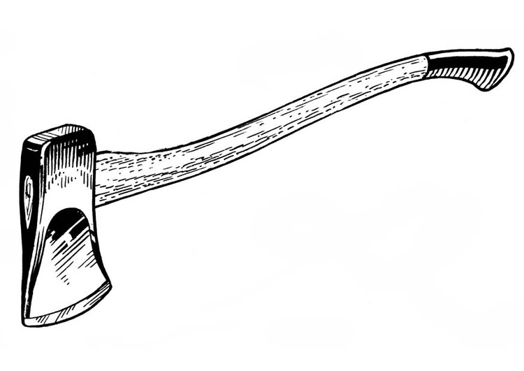 Axe Coloring Pages at Free printable colorings pages