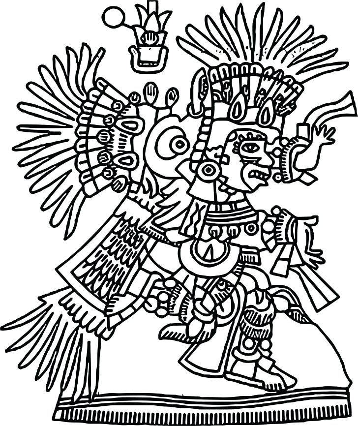 Aztec Calendar Coloring Page at GetColorings.com | Free printable