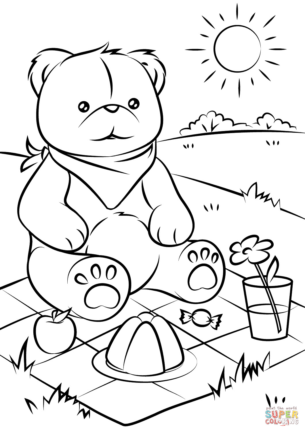 Baby Bear Coloring Pages at GetColorings.com | Free printable colorings
