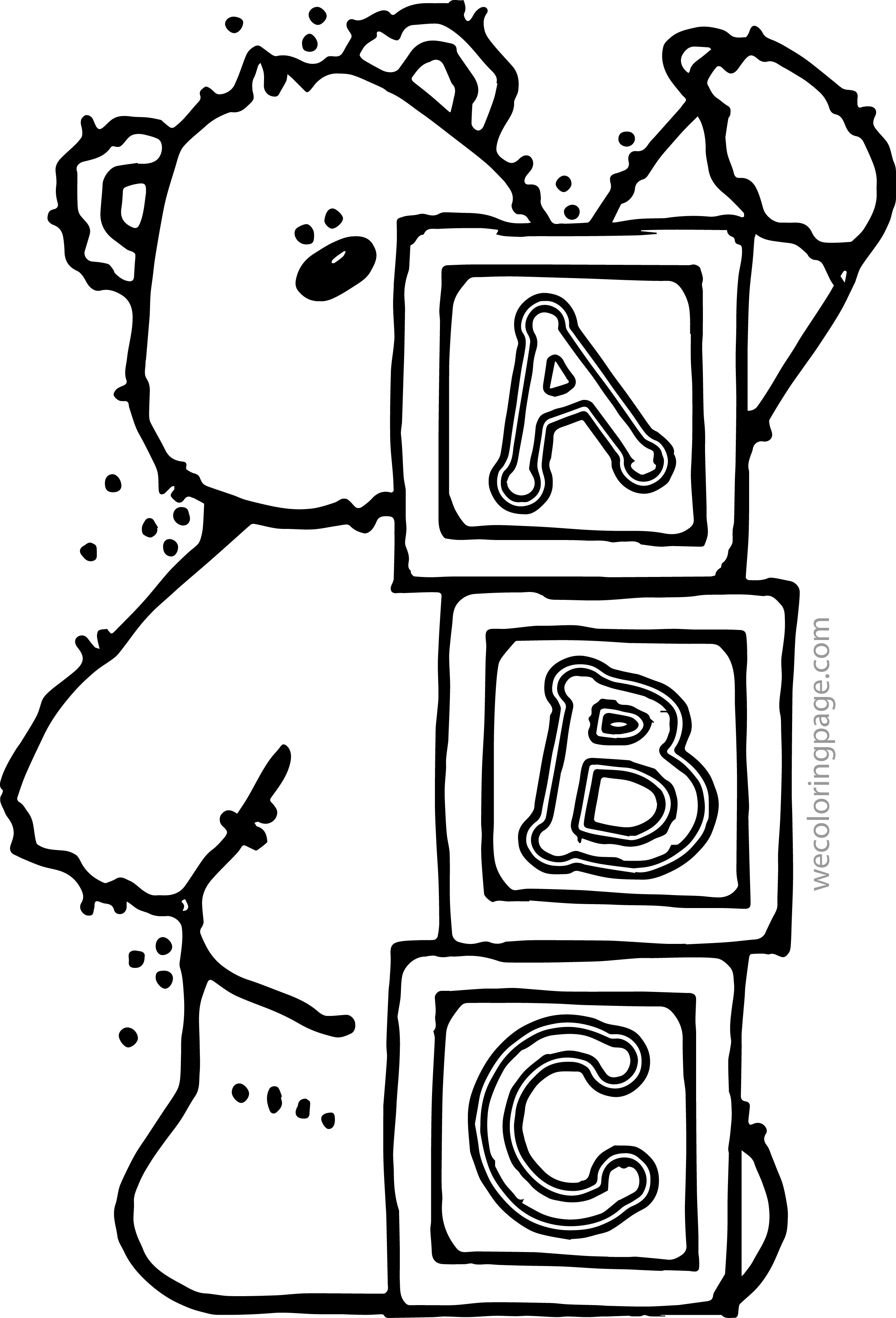 Baby Blocks Coloring Pages at GetColorings.com | Free printable