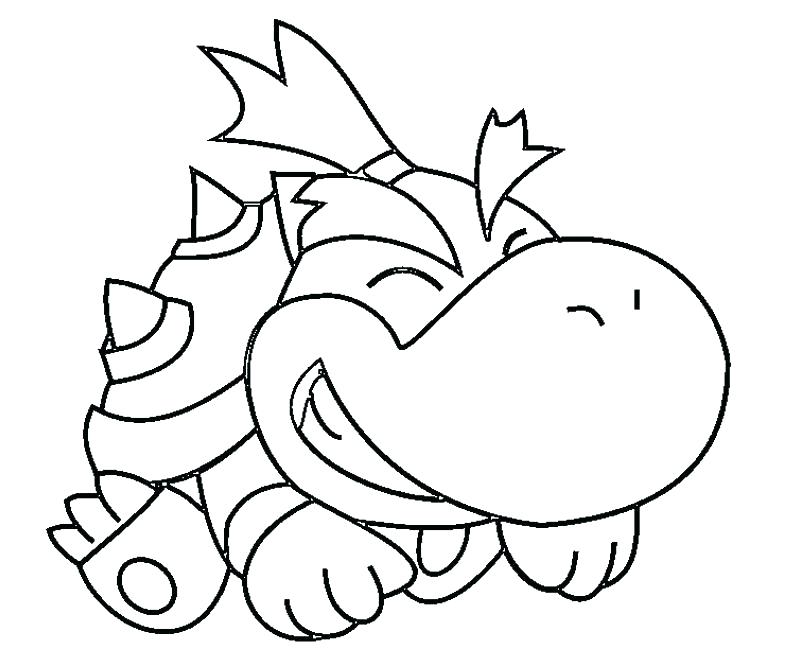 Baby Bowser Coloring Pages at Free printable