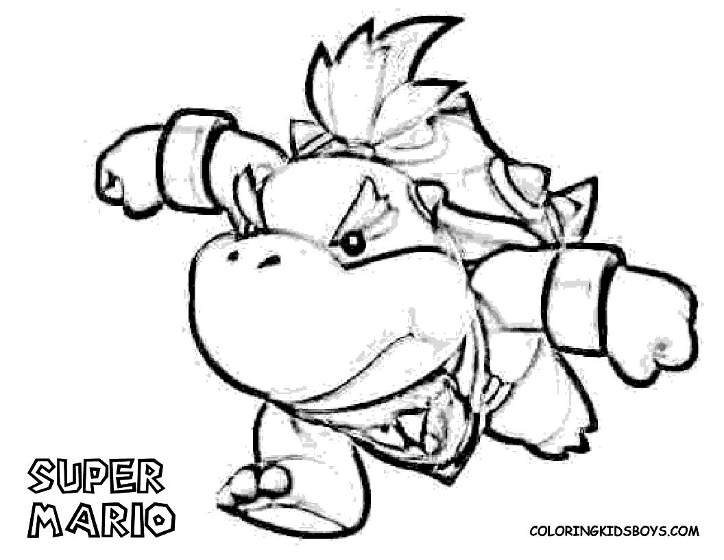 Baby Bowser Coloring Pages At GetColorings Free Printable 