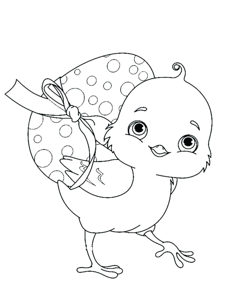 Baby Chick Coloring Pages At GetColorings Free Printable 