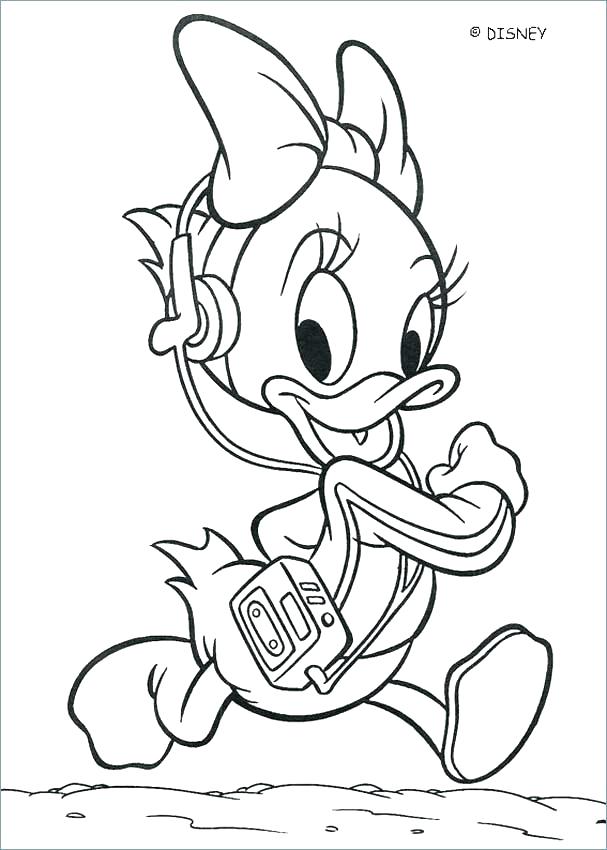 Baby Daffy Duck Coloring Pages At Getcolorings Free Printable